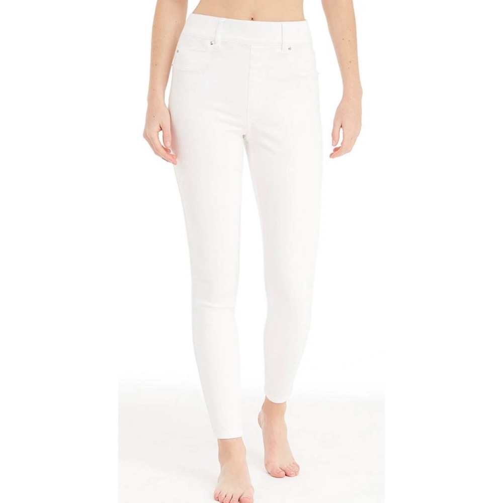 SPANX White Ankle Skinny Jeans